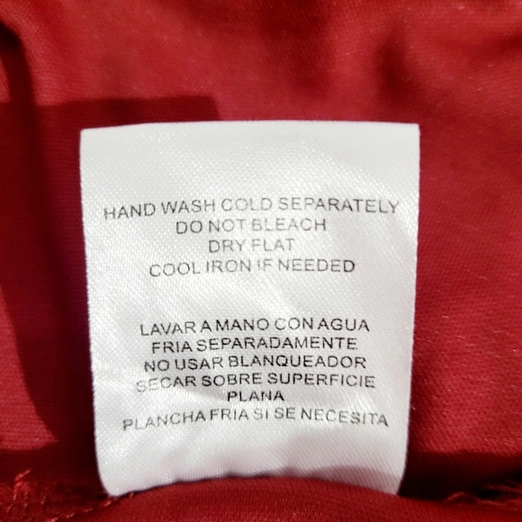 City Vibe Womens Burgundy Fit & Flare Sleeveless Dress Size 15 Lined Square Neck - Picture 11 of 11